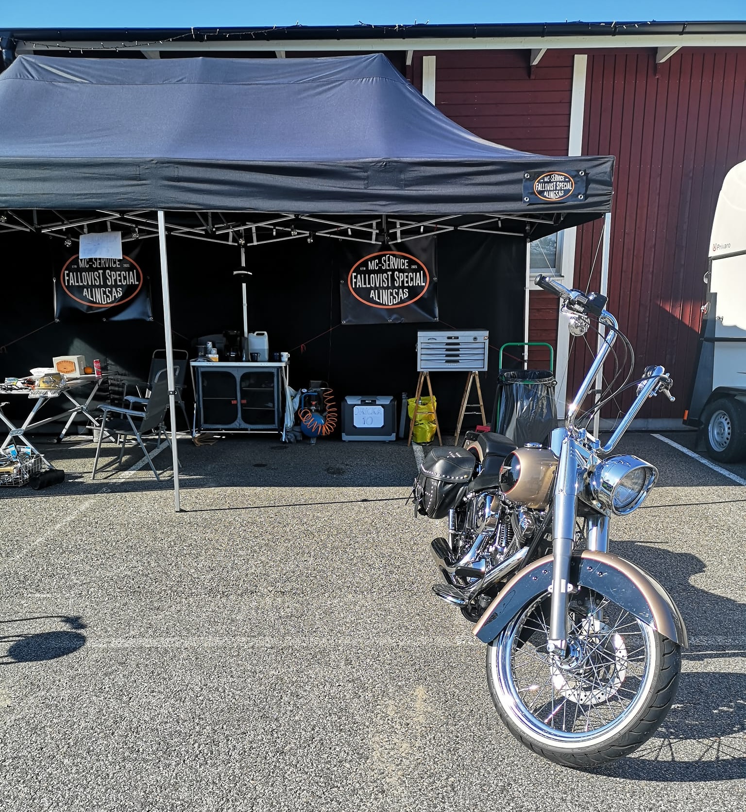 Fallqvist Special officiell mekaniker på Hojrock i Vårgårda